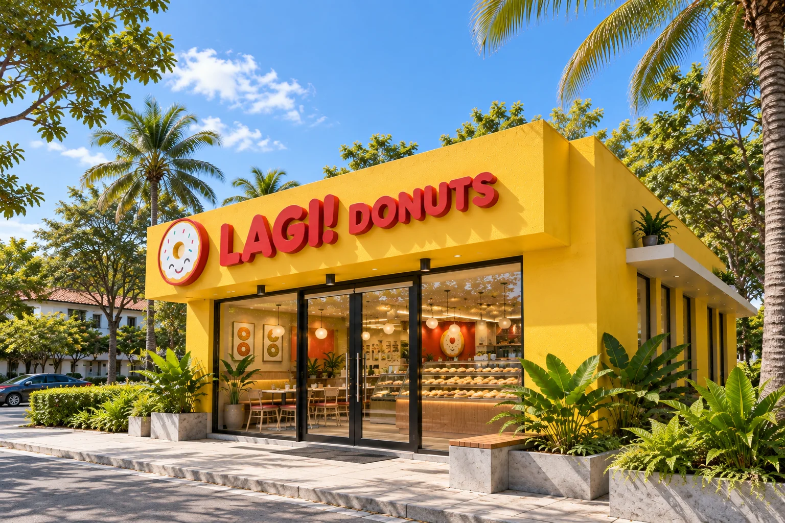 Ilustrasi gerai LAGI! Donuts Central Park